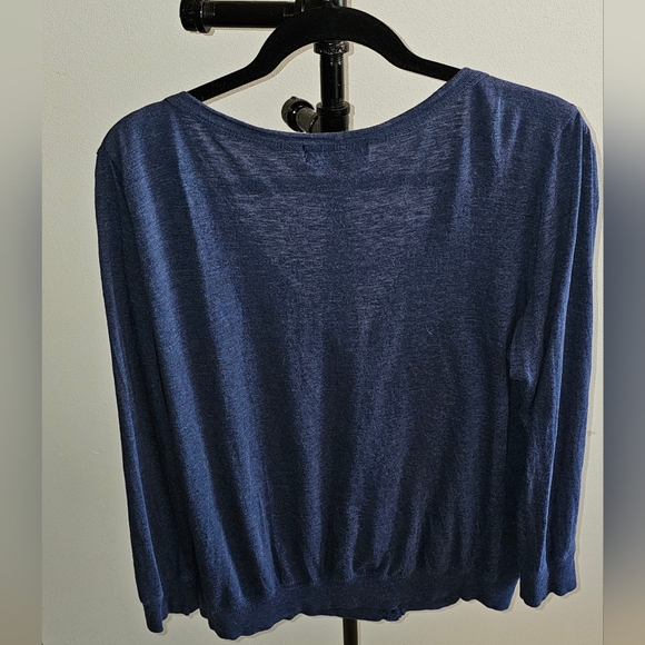 Forever 21 Navy Blue Button-Up Sweater – 2XL - Picture 2 of 4